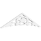 Ekena Millwork Pitch Austin Architectural Grade PVC Gable Pediment, 36"W x 9"H x 1"P (6/12) GPP036X009X100AUS - alternate 1